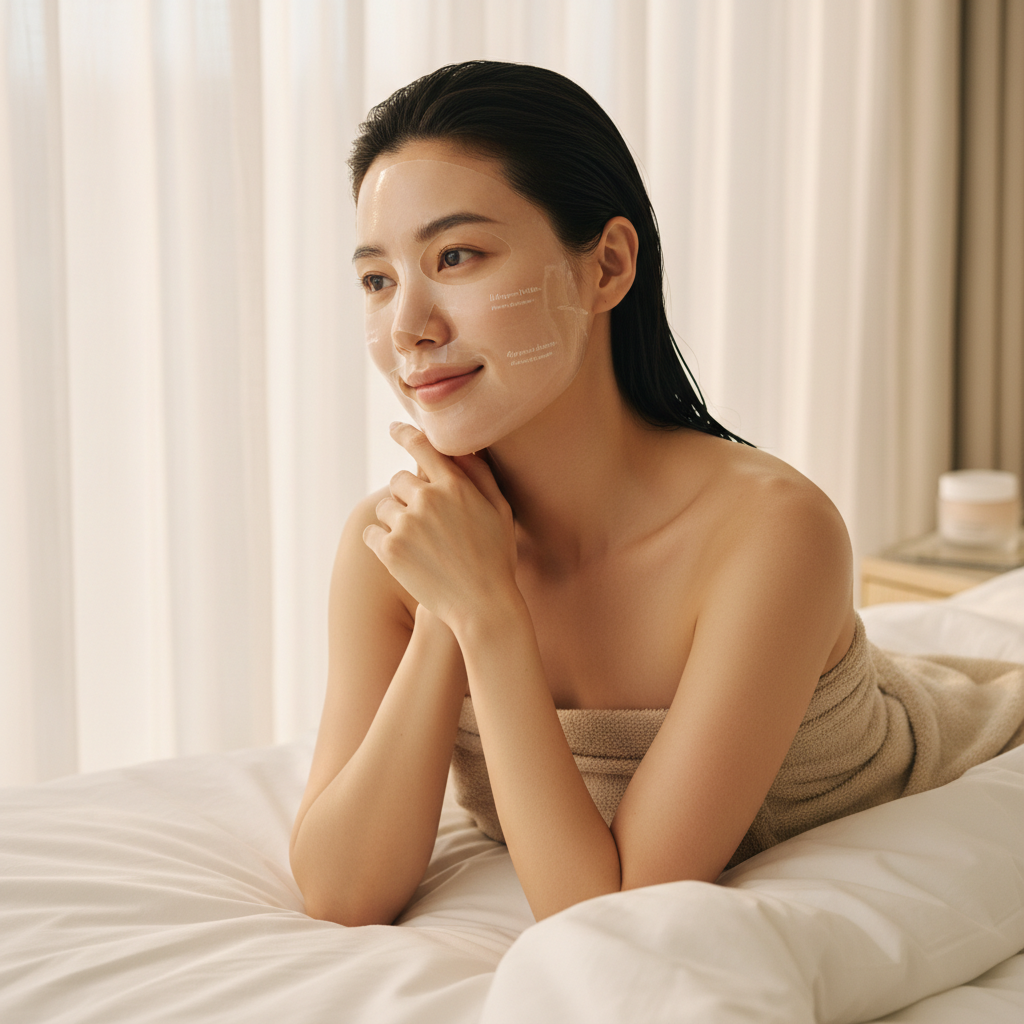 Lit From Within Glow Mask – Champagne Veil